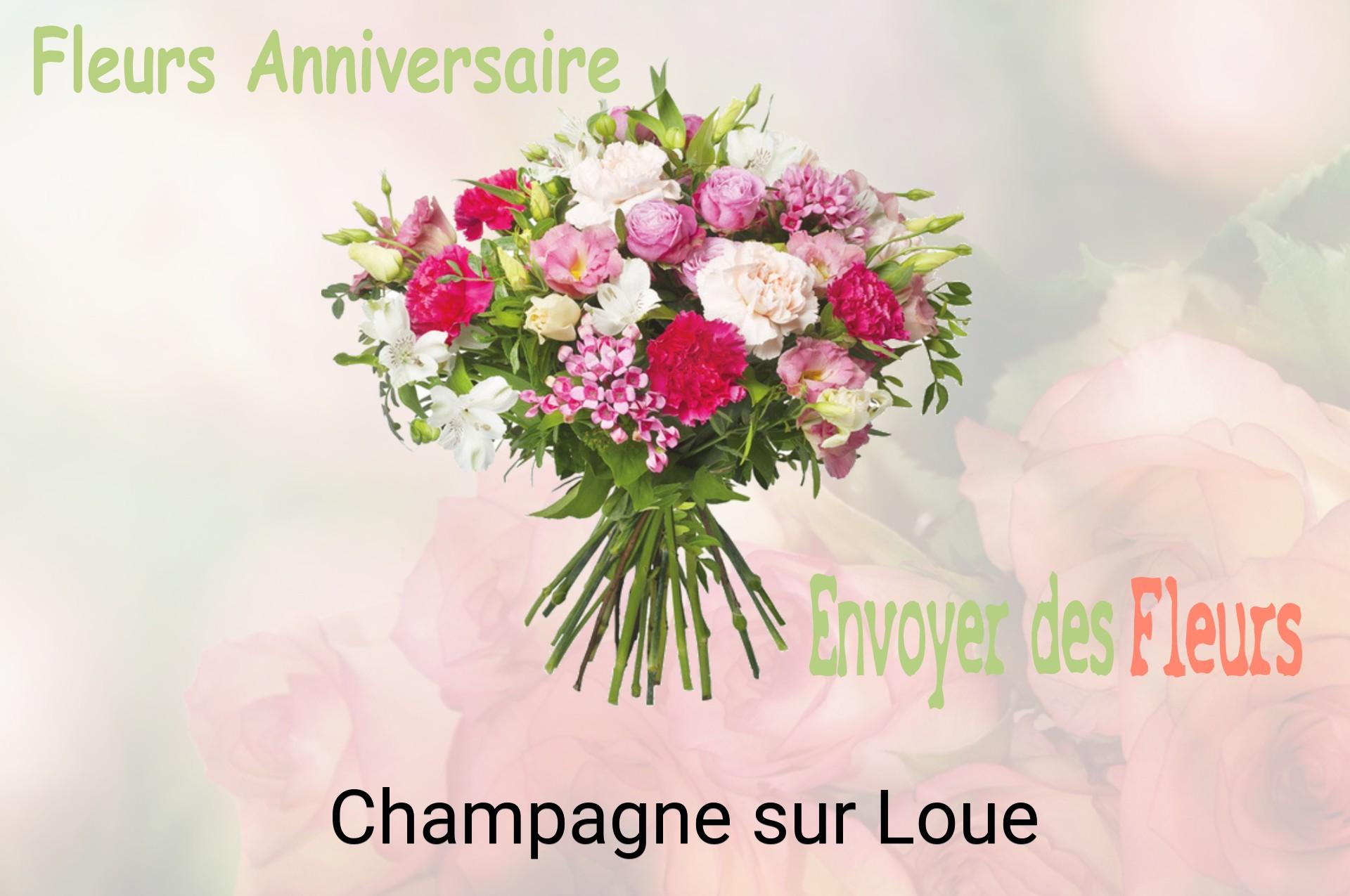 Bouquet de fleurs d’anniversaire livré à Champagne-sur-Loue