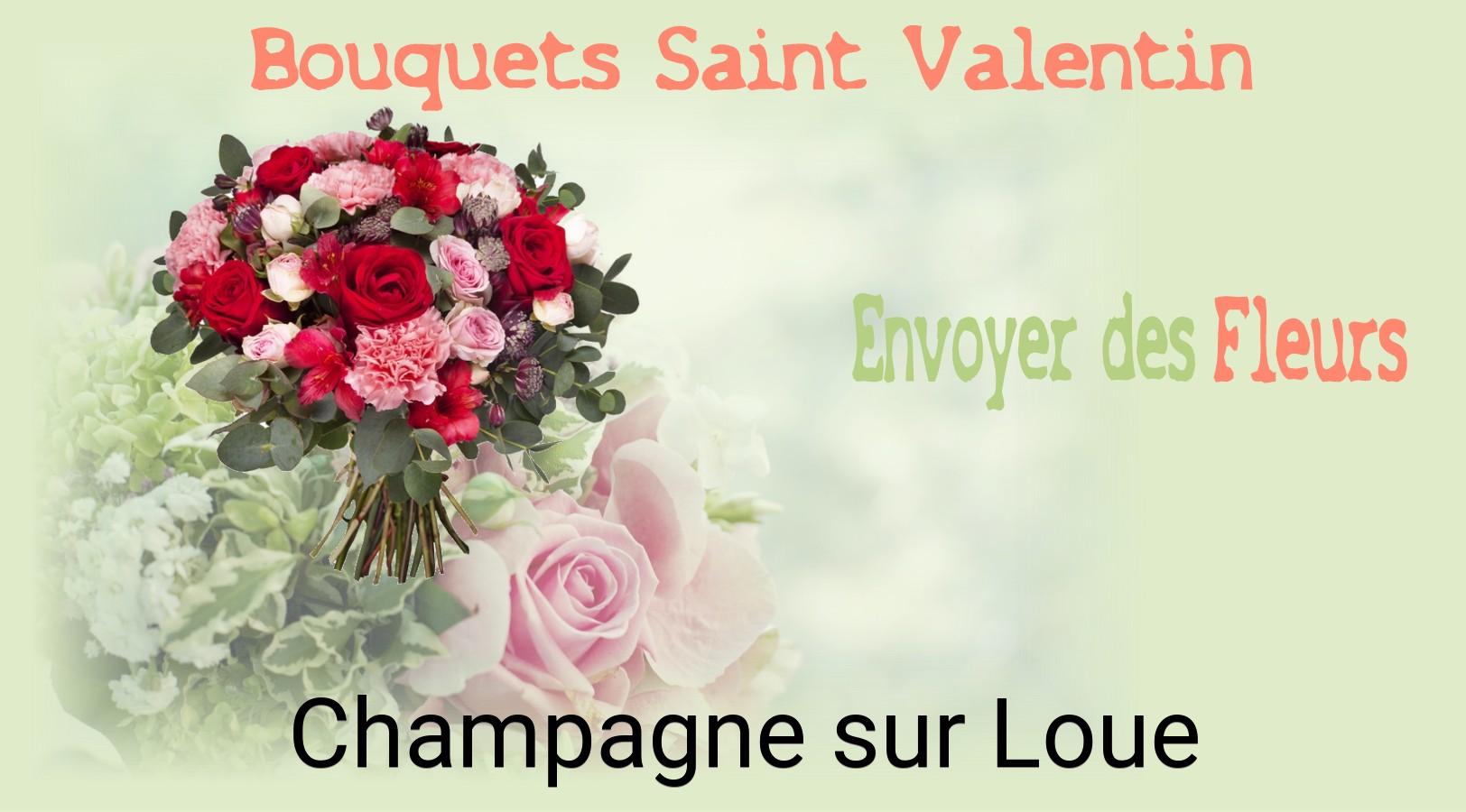 Roses de Saint-Valentin livrées à Champagne-sur-Loue